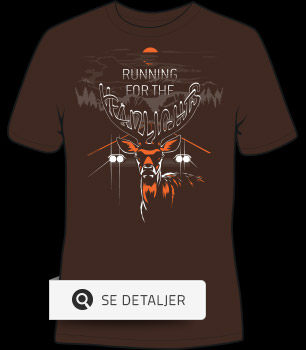 Running For The Headlights T-shirt design