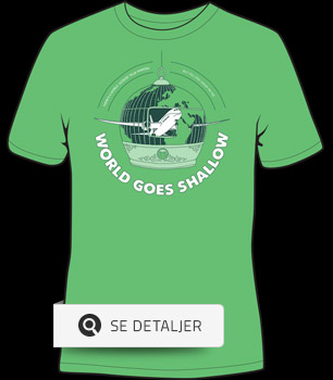 World Goes Shallow T-shirt design